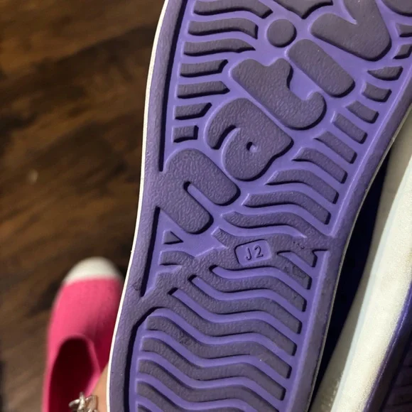 Native | Kids Pink and Purple Slip-On Sneakers - Picture 8 of 8